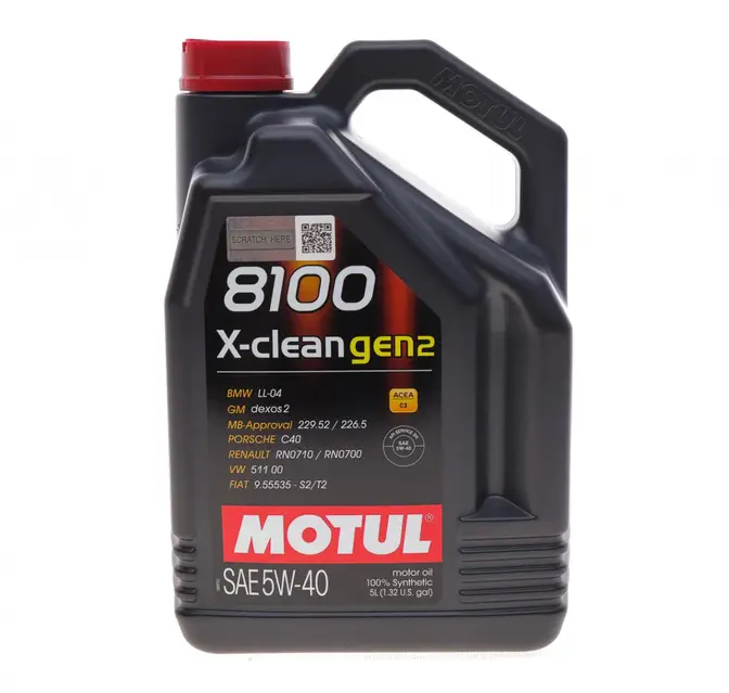 Олива моторна Motul 8100 X-clean 5W-40, 5 л